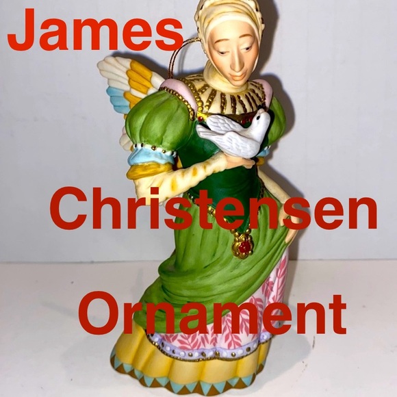 Porcelain Sculptor “ Gift of Peace” Christmas Figurine - Picture 1 of 7